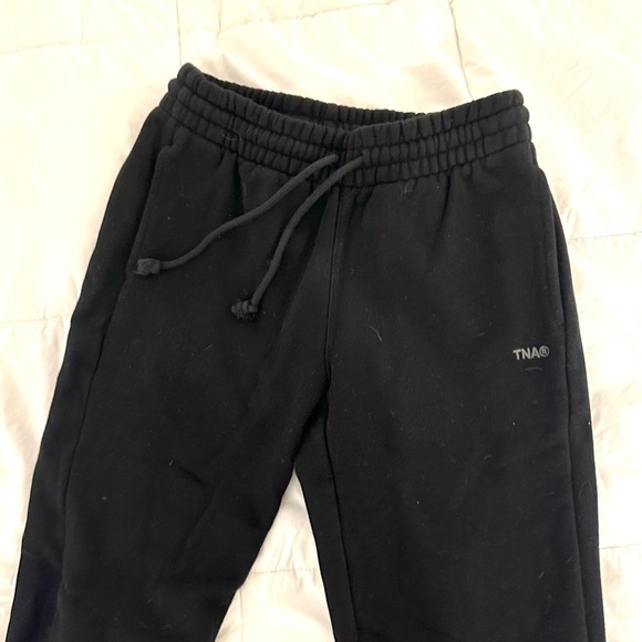 TNA Sweatfleece Cozy Fleece Boyfriend Fit Sweatpants XS - Picture 8 of 13
